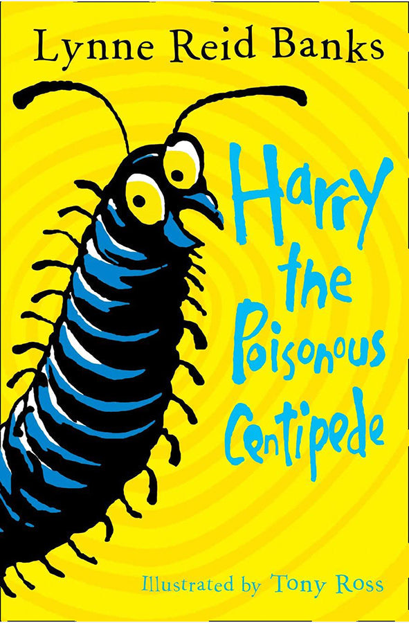 Book cover of Harry the Poisonous Centipede by Lynne Reid Banks at Wild and the Sage, Galle, Sri Lanka