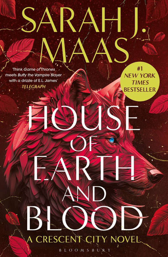 Book cover of House of Earth And Blood by Sarah J. Maas at Wild and the Sage, Galle, Sri Lanka