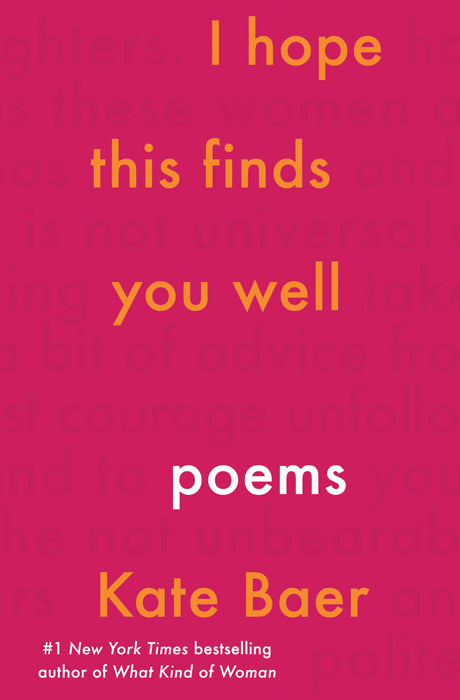Book cover of I Hope This Finds You Well by Kate Baer at Wild and the Sage, Galle, Sri Lanka