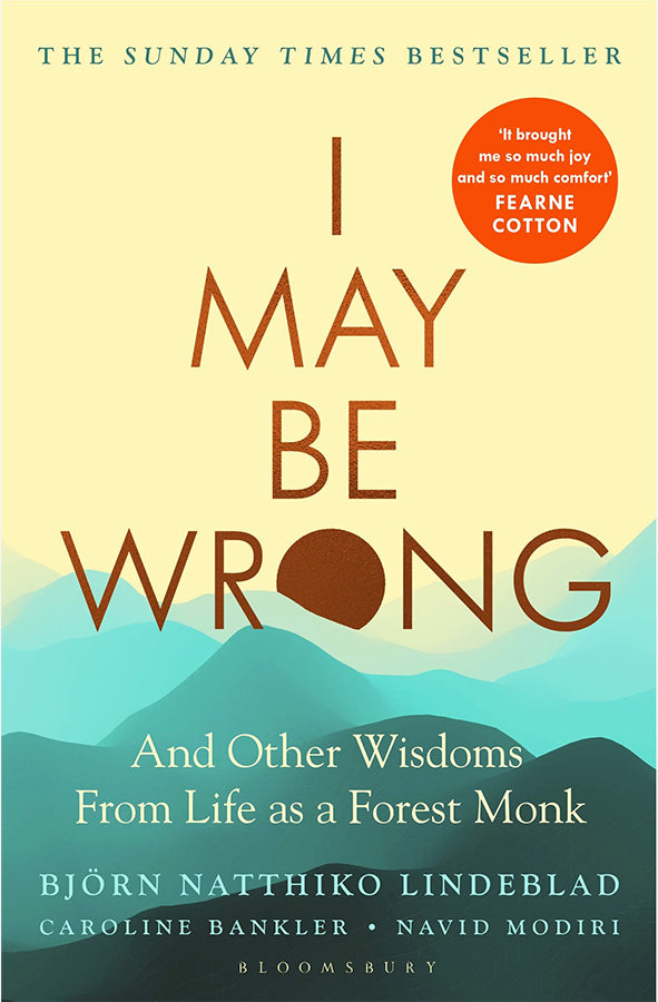 Book cover of I May Be Wrong by Bjorn Natthiko Lindeblad at Wild and the Sage, Galle, Sri Lanka