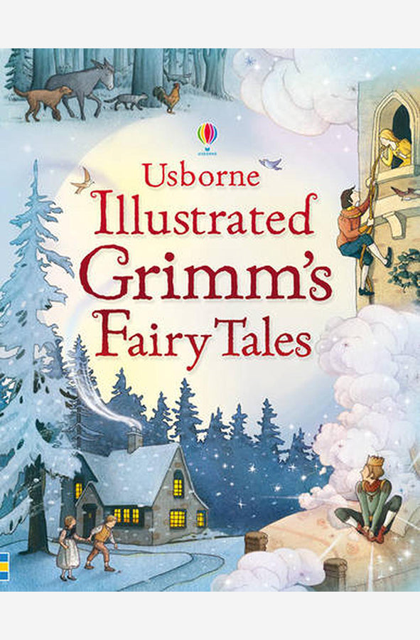 Book cover of Illustrated Grimm's Fairy Tales by Gillian Doherty, Ruth Brocklehurst at Wild and the Sage, Galle, Sri Lanka