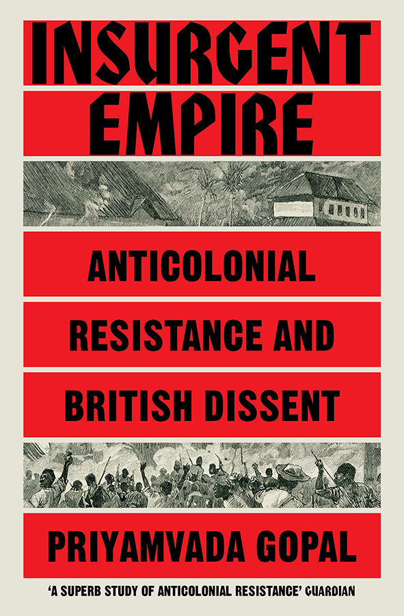 Book cover of Insurgent Empire by Priyamvada Gopal at Wild and the Sage, Galle, Sri Lanka