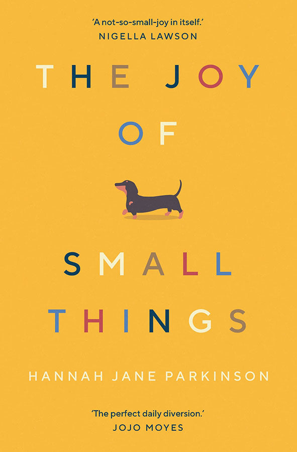 Book cover of Joy of Small Things by Hannah Jane Parkinson at Wild and the Sage, Galle, Sri Lanka
