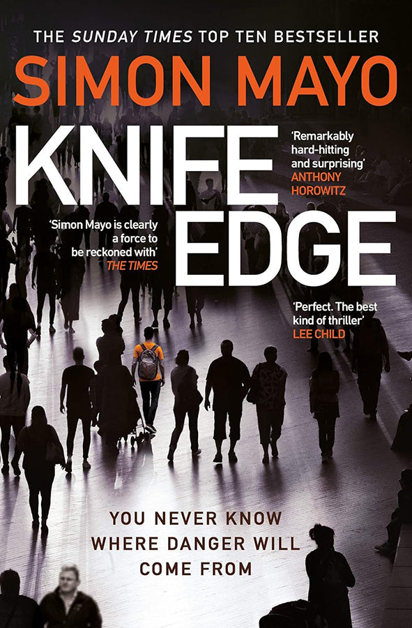 Book cover of Knife Edge by Simon Mayo at Wild and the Sage, Galle, Sri Lanka