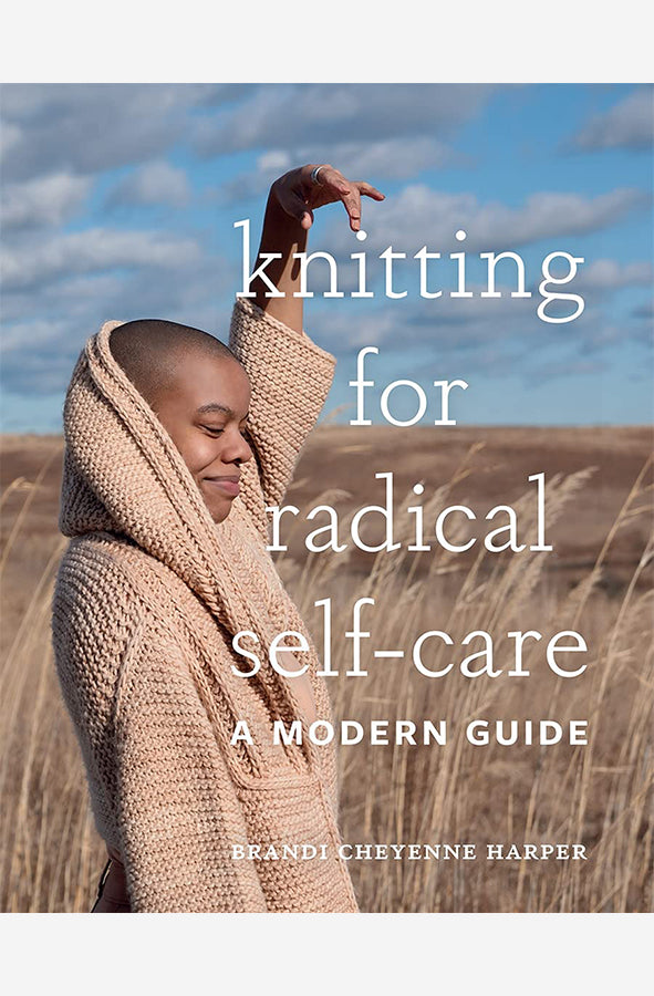Book cover of Knitting for Radical Self Care by Brandi C Harper at Wild and the Sage, Galle, Sri Lanka