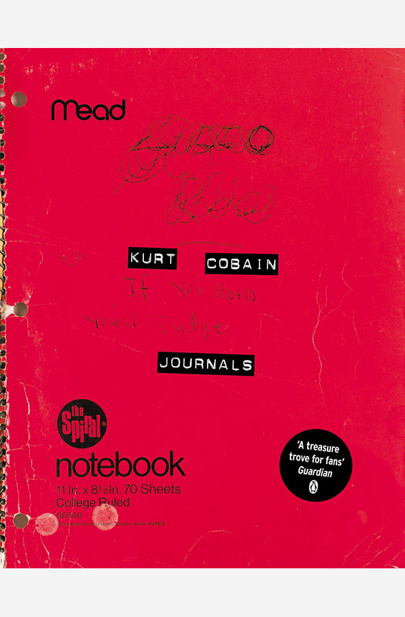 Book cover of Kurt Cobain: The Journals by Kurt Cobain at Wild and the Sage, Galle, Sri Lanka