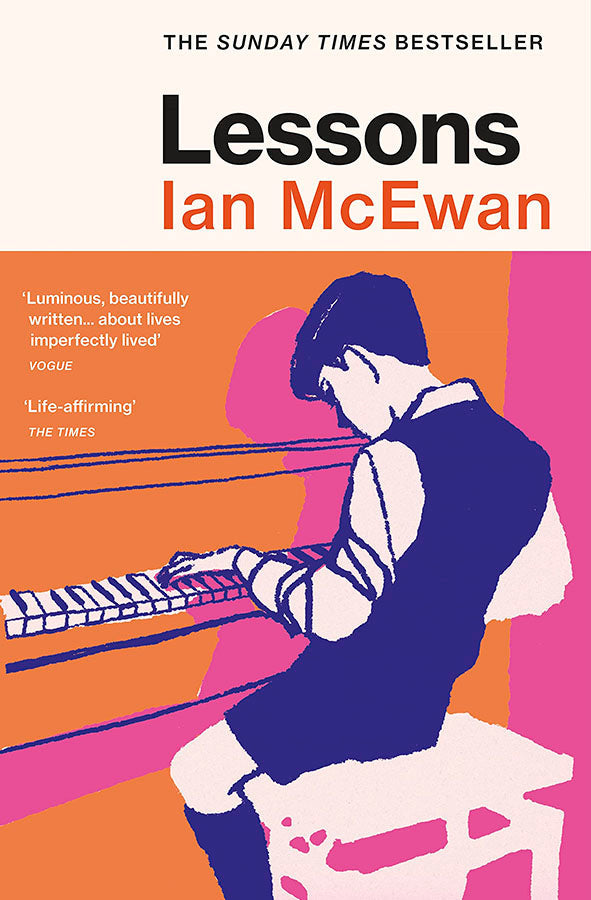 Book cover of Lessons by Ian McEwan at Wild and the Sage, Galle, Sri Lanka
