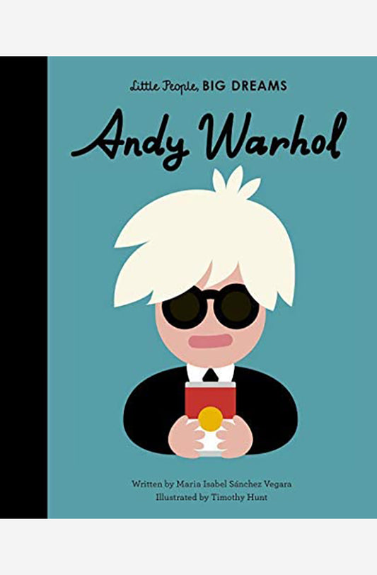Book cover of Little People, Big Dreams: Andy Warhol by Maria Isabel Sanchez Vegara at Wild and the Sage, Galle, Sri Lanka