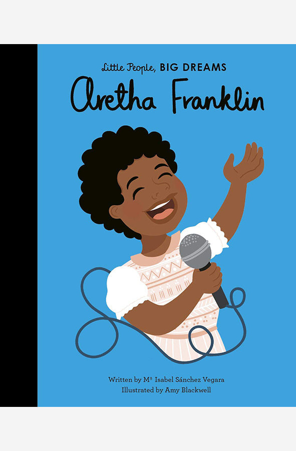 Book cover of Little People, Big Dreams: Aretha Franklin by Maria Isabel Sanchez Vegara at Wild and the Sage, Galle, Sri Lanka
