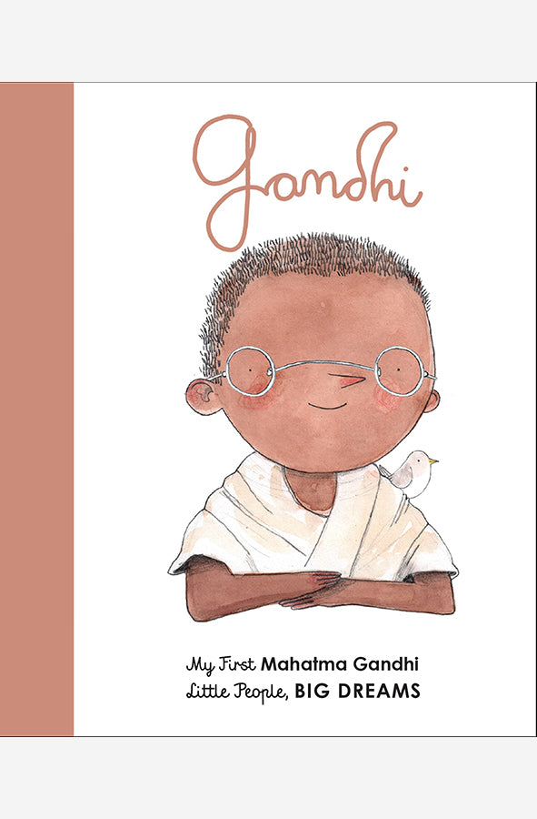 Book cover of Little People Big Dreams: Mahatma Gandhi by Maria Isabel Sanchez Vegara at Wild and the Sage, Galle, Sri Lanka