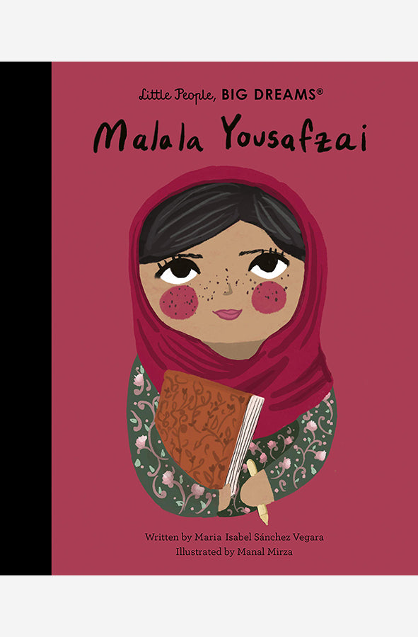 Book cover of Little People Big Dreams: Malala Yousafzai by Maria Isabel Sanchez Vegara at Wild and the Sage, Galle, Sri Lanka