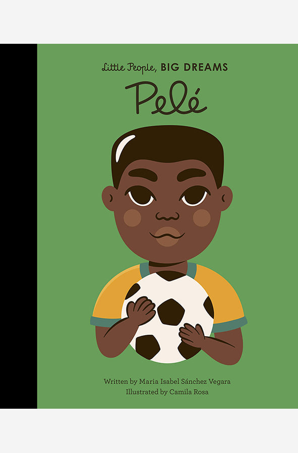Book cover of Little People Big Dreams: Pele by Maria Isabel Sanchez Vegara at Wild and the Sage, Galle, Sri Lanka