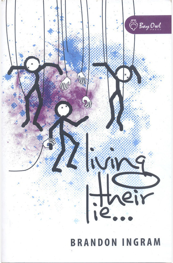 Book cover of Living Their Lie by Brandon Ingram at Wild and the Sage, Galle, Sri Lanka