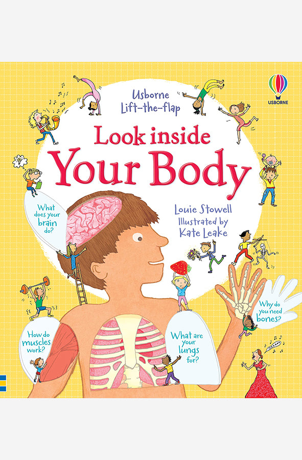 Book cover of Look Inside Your Body by Louie Stowell at Wild and the Sage, Galle, Sri Lanka