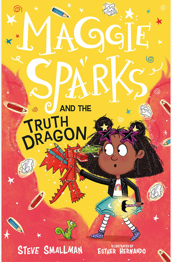 Book cover of Maggie Sparks and the Truth Dragon by Steve Smallman at Wild and the Sage, Galle, Sri Lanka