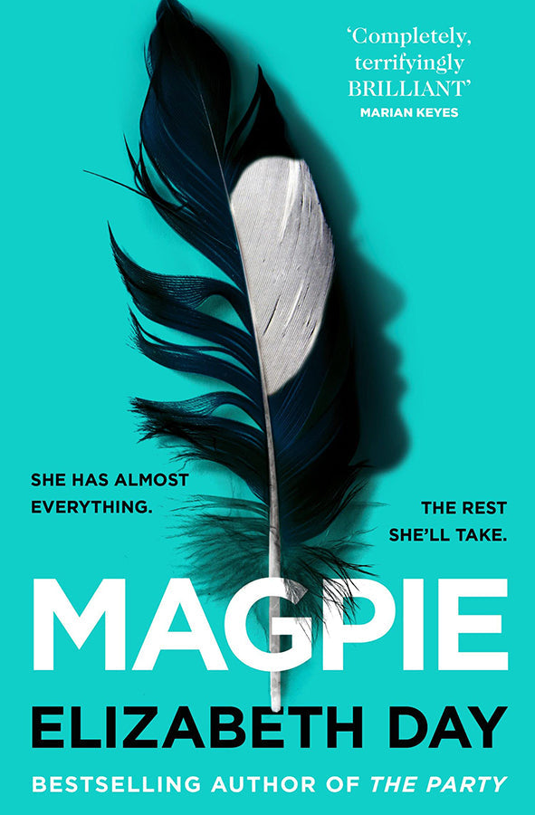 Book cover of Magpie by Elizabeth Day at Wild and the Sage, Galle, Sri Lanka