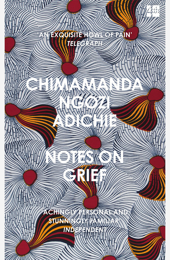 Book cover of Notes on Grief by Chaimamanda Ngozi Adichie at Wild and the Sage, Galle, Sri Lanka