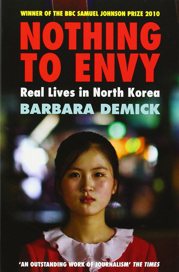 Book cover of Nothing to Envy by Barbara Demick at Wild and the Sage, Galle, Sri Lanka