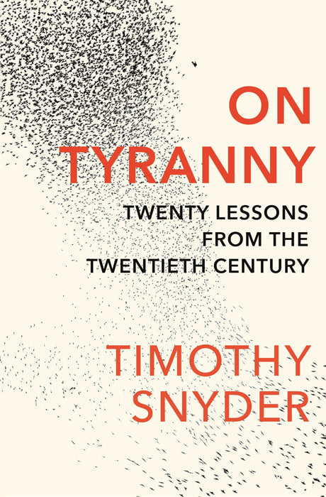 Book cover of On Tyranny by Timothy Snyder at Wild and the Sage, Galle, Sri Lanka