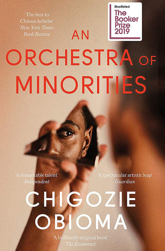 Book cover of Orchestra of Minorities by Chigozie Obioma at Wild and the Sage, Galle, Sri Lanka