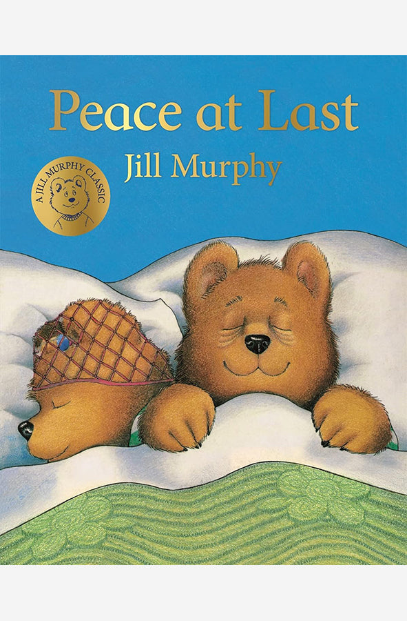 Book cover of Peace at Last by Jill Murphy at Wild and the Sage, Galle, Sri Lanka