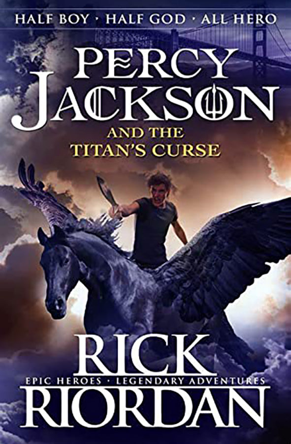 Book cover of Percy Jackson and the Titans Curse by Rick Riordan at Wild and the Sage, Galle, Sri Lanka