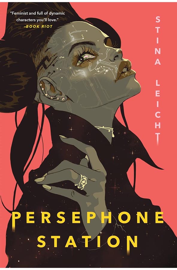 Book cover of Persephone Station by Stina Leicht at Wild and the Sage, Galle, Sri Lanka