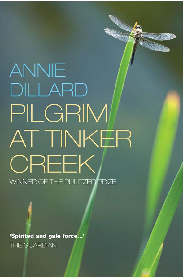 Book cover of Pilgrim at Tinker Creek by Annie Dillard at Wild and the Sage, Galle, Sri Lanka