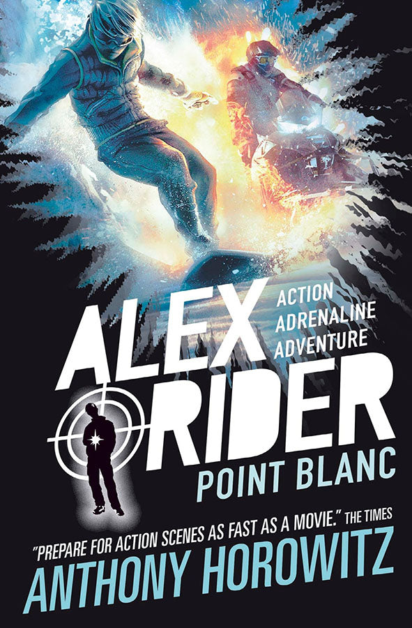 Book cover of Point Blanc 2 by Anthony Horowitz at Wild and the Sage, Galle, Sri Lanka