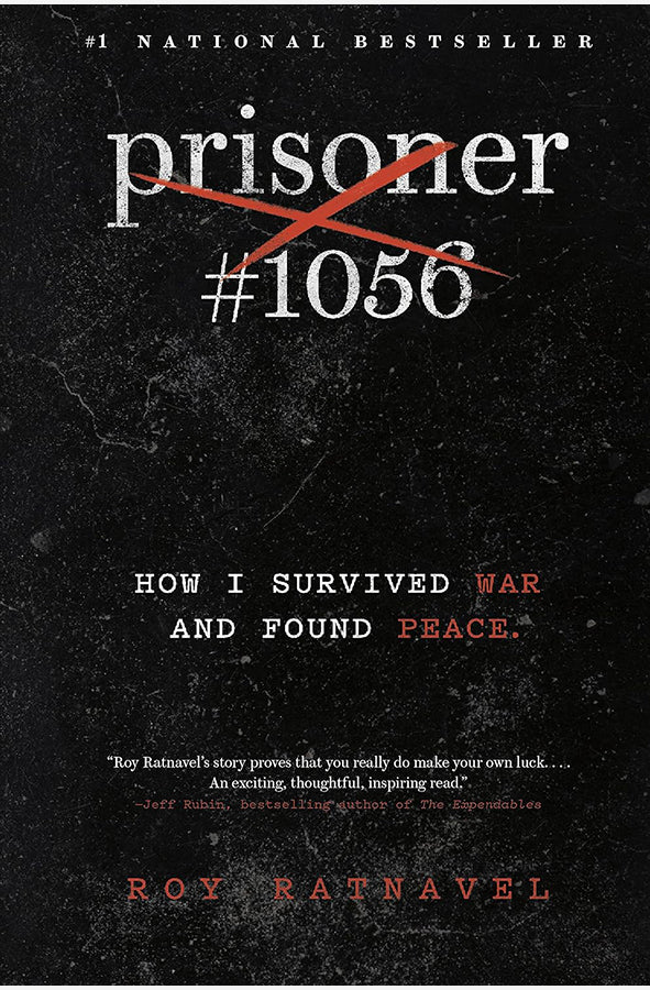 Book cover of Prisoner #1056: How I Survived War and Found Peace by Ratnavel at Wild and the Sage, Galle, Sri Lanka