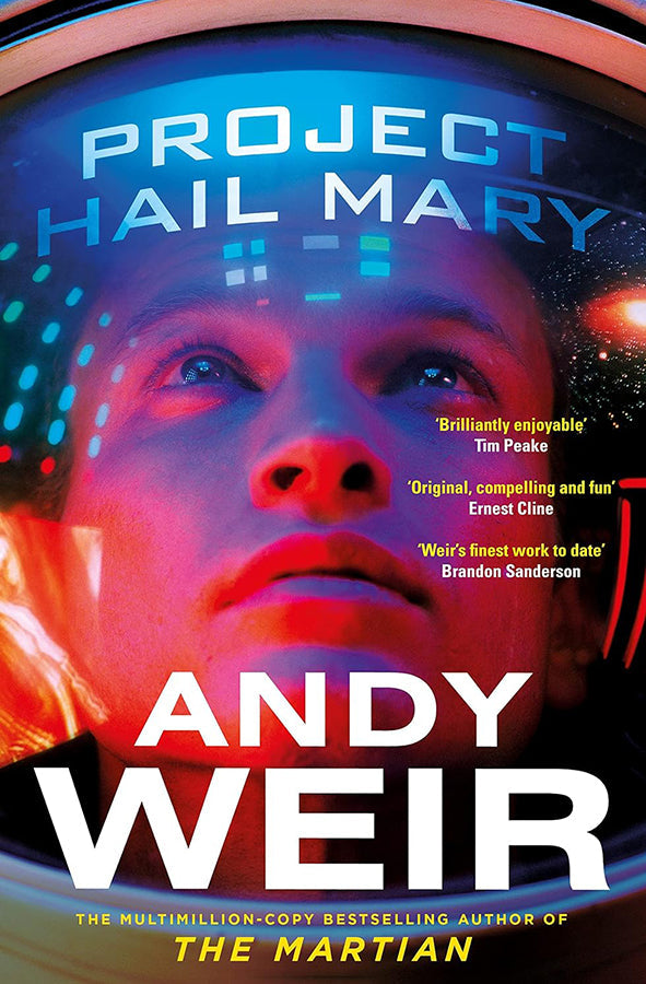 Book cover of Project Hail Mary by Andy Weir at Wild and the Sage, Galle, Sri Lanka