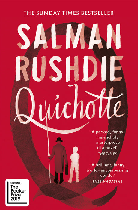 Book cover of Quichotte by Salman Rushdie at Wild and the Sage, Galle, Sri Lanka