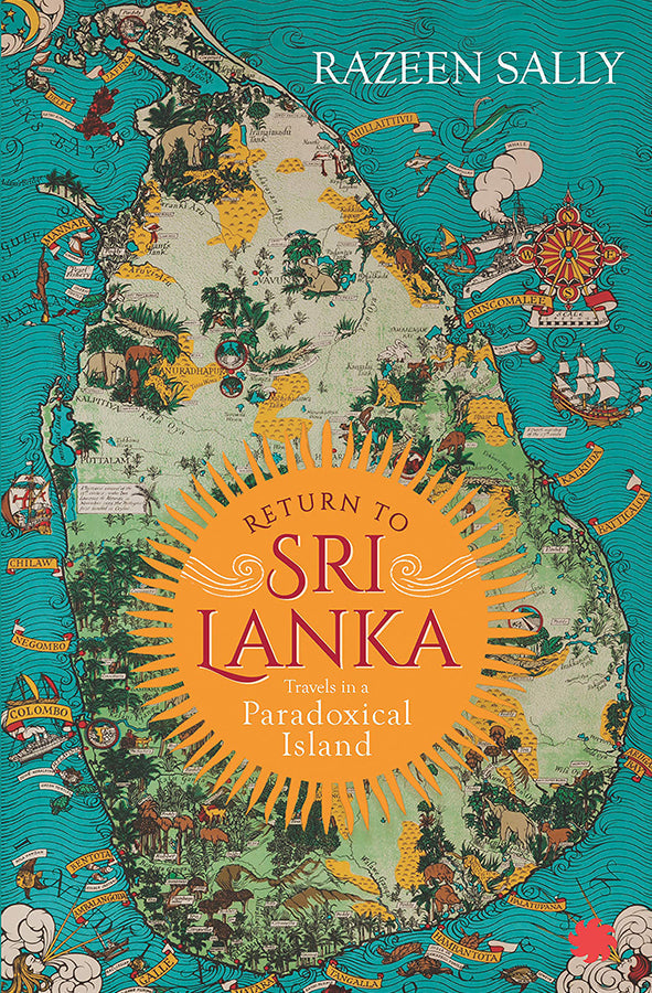 Book cover of Return to Sri Lanka by Razeen Sally at Wild and the Sage, Galle, Sri Lanka