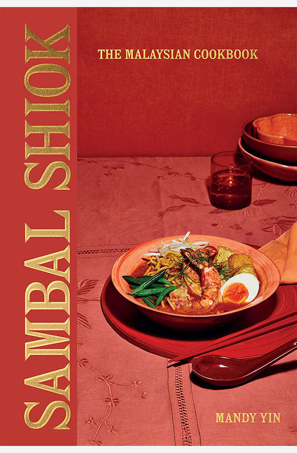 Book cover of Sambal Shiok by Mandy Yin at Wild and the Sage, Galle, Sri Lanka