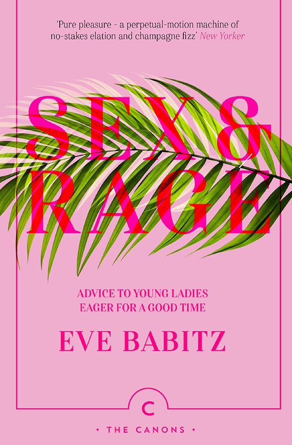 Book cover of Sex and Rage by Eve Babitz at Wild and the Sage, Galle, Sri Lanka