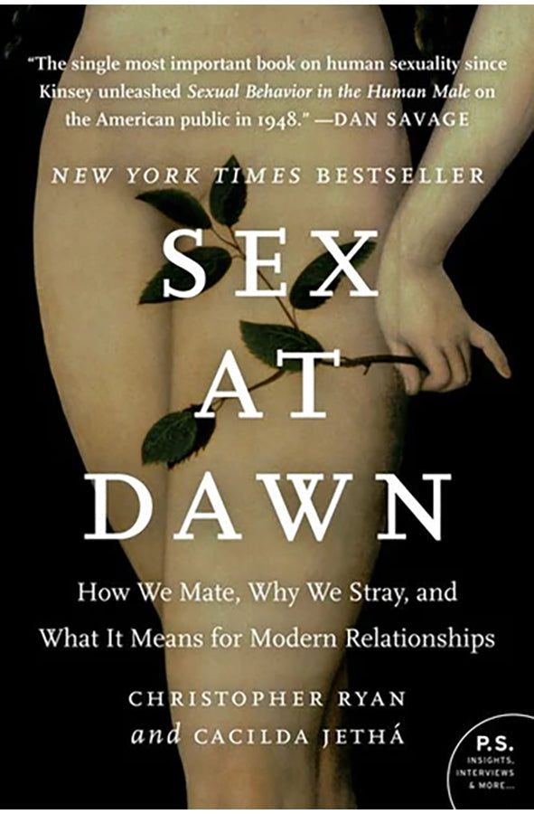 Book cover of Sex at Dawn by Christopher Ryan at Wild and the Sage, Galle, Sri Lanka