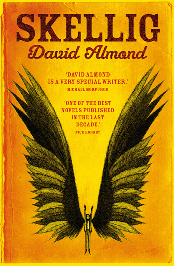 Book cover of Skellig by David Almond at Wild and the Sage, Galle, Sri Lanka