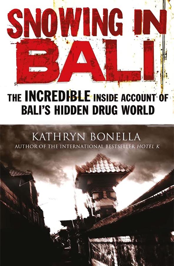 Book cover of Snowing in Bali by Kathryn Bonella at Wild and the Sage, Galle, Sri Lanka