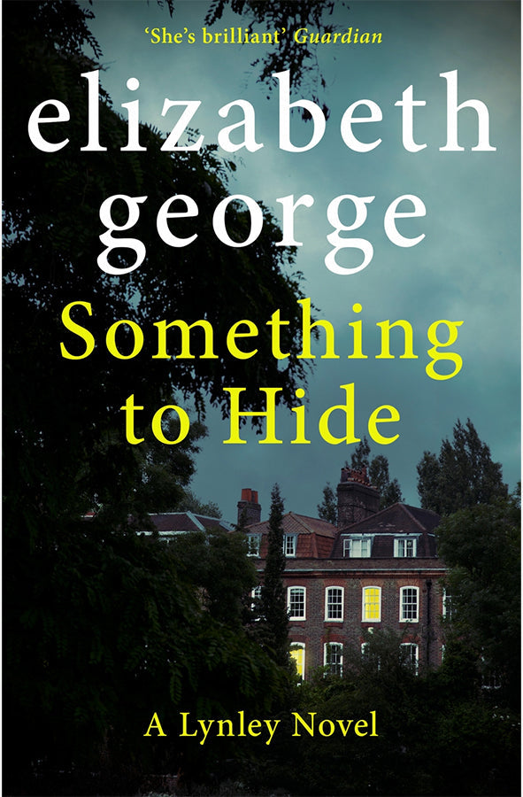 Book cover of Something to Hide by Elizabeth George at Wild and the Sage, Galle, Sri Lanka