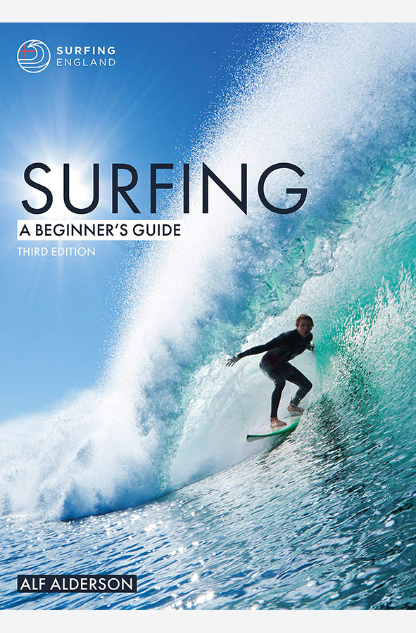 Book cover of Surfing: A Beginners Guide by Alf Alderson at Wild and the Sage, Galle, Sri Lanka