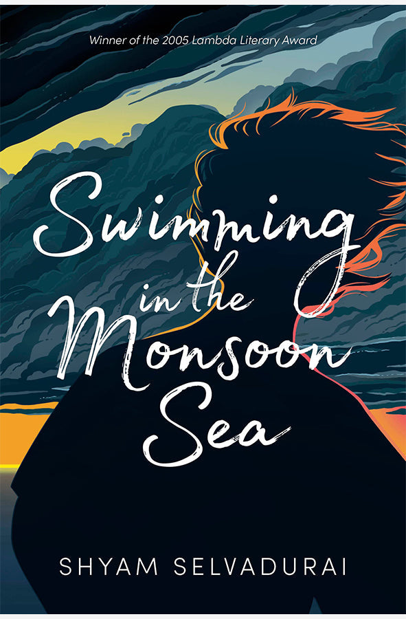 Book cover of Swimming in the Monsoon Sea by Shyam Selvadurai at Wild and the Sage, Galle, Sri Lanka