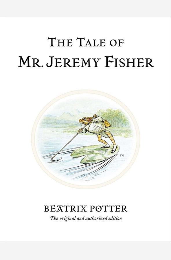 Book cover of Tale of Mr Jeremy Fisher by Beatrix Potter at Wild and the Sage, Galle, Sri Lanka