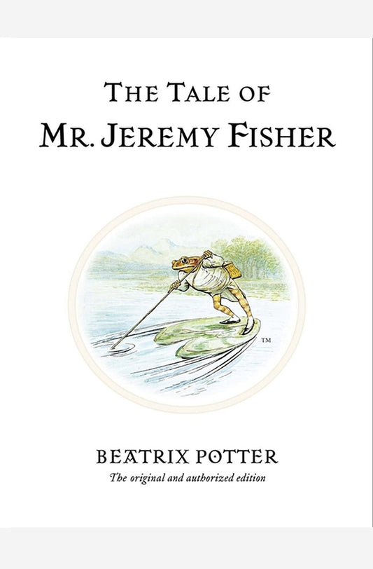 Book cover of Tale of Mr Jeremy Fisher by Beatrix Potter at Wild and the Sage, Galle, Sri Lanka