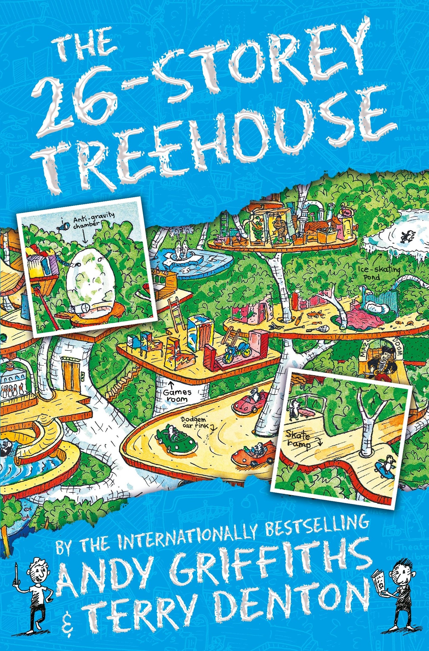 Book cover of The 26 Storey Treehouse by Andy Griffiths at Wild and the Sage, Galle, Sri Lanka