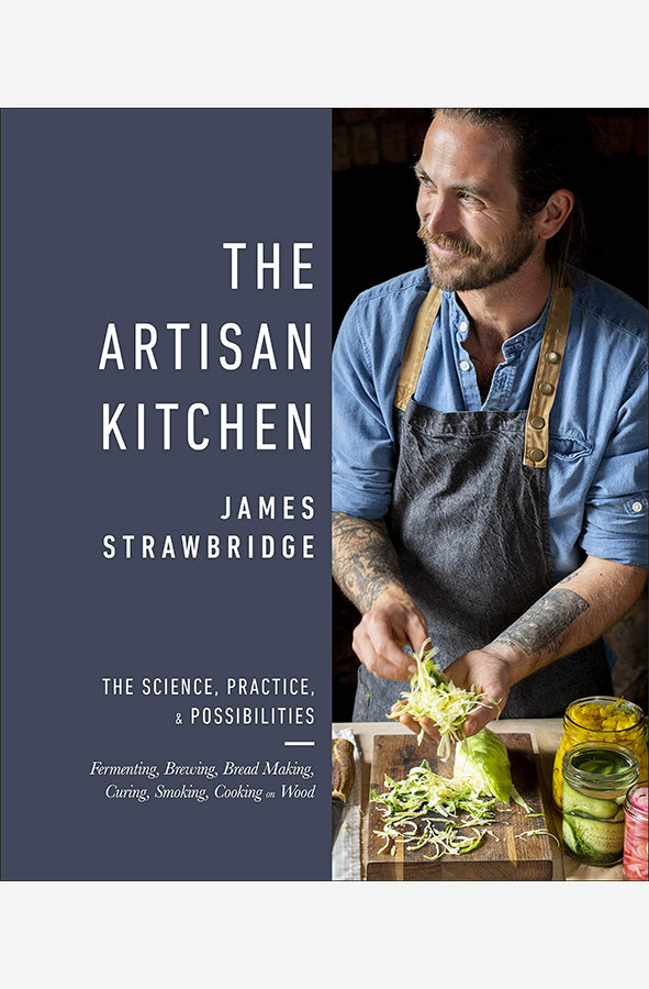 Book cover of The Artisan Kitchen by James Strawbridge at Wild and the Sage, Galle, Sri Lanka