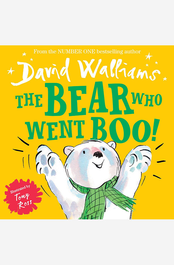 Book cover of The Bear Who Went Boo! by David Walliams at Wild and the Sage, Galle, Sri Lanka