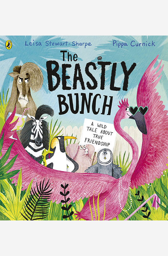 Book cover of The Beastly Bunch by Leisa Stewart Sharpe at Wild and the Sage, Galle, Sri Lanka