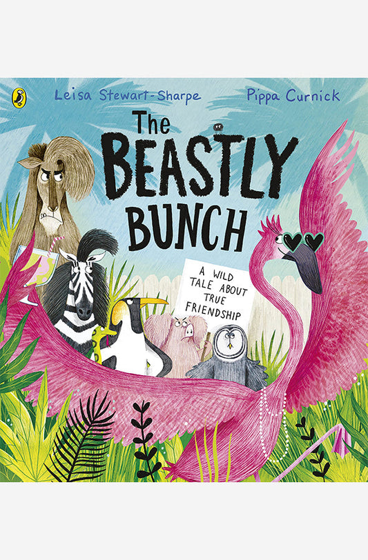Book cover of The Beastly Bunch by Leisa Stewart Sharpe at Wild and the Sage, Galle, Sri Lanka