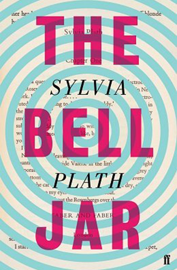 Book cover of The Bell Jar by Sylvia Plath at Wild and the Sage, Galle, Sri Lanka