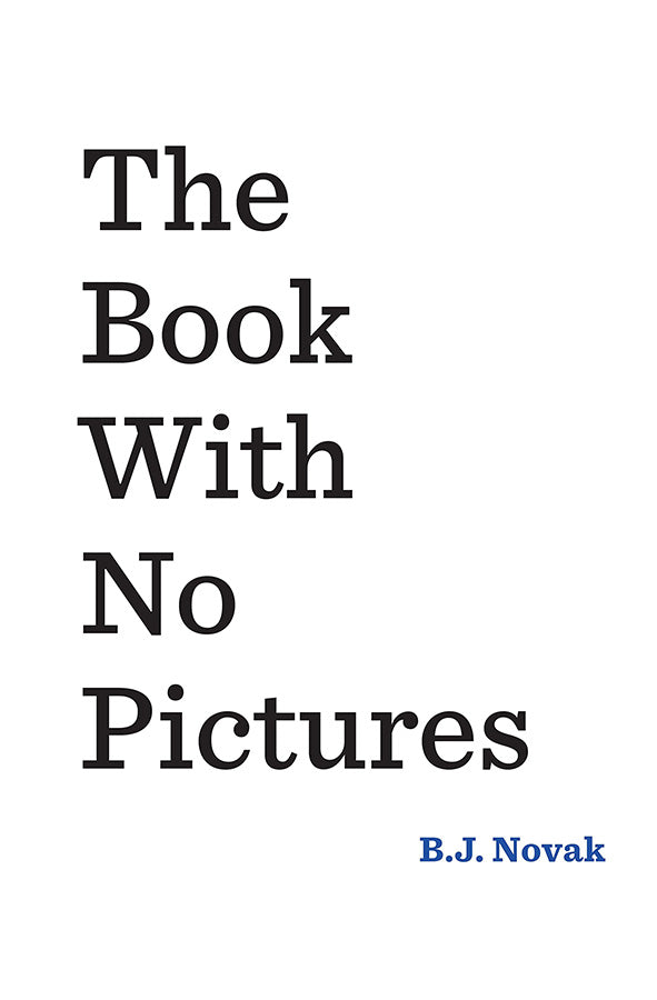 Book cover of The Book With No Pictures by B.J. Novak at Wild and the Sage, Galle, Sri Lanka